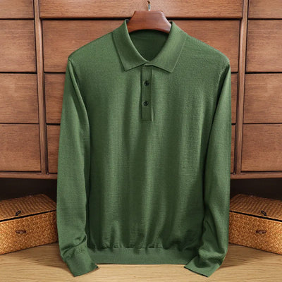 Dan Anthony Poloshirt aus Wolle