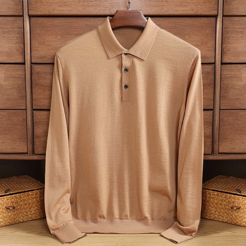 Dan Anthony Poloshirt aus Wolle