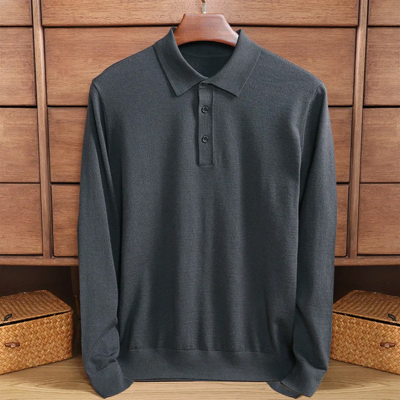 Dan Anthony Poloshirt aus Wolle