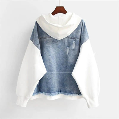 Denim Divide Drip Jacket