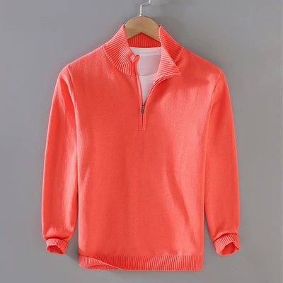 Jason Rome Pullover mit halbem Reißverschluss