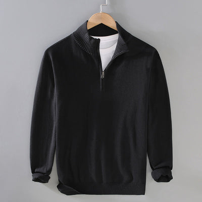 Jason Rome Pullover mit halbem Reißverschluss