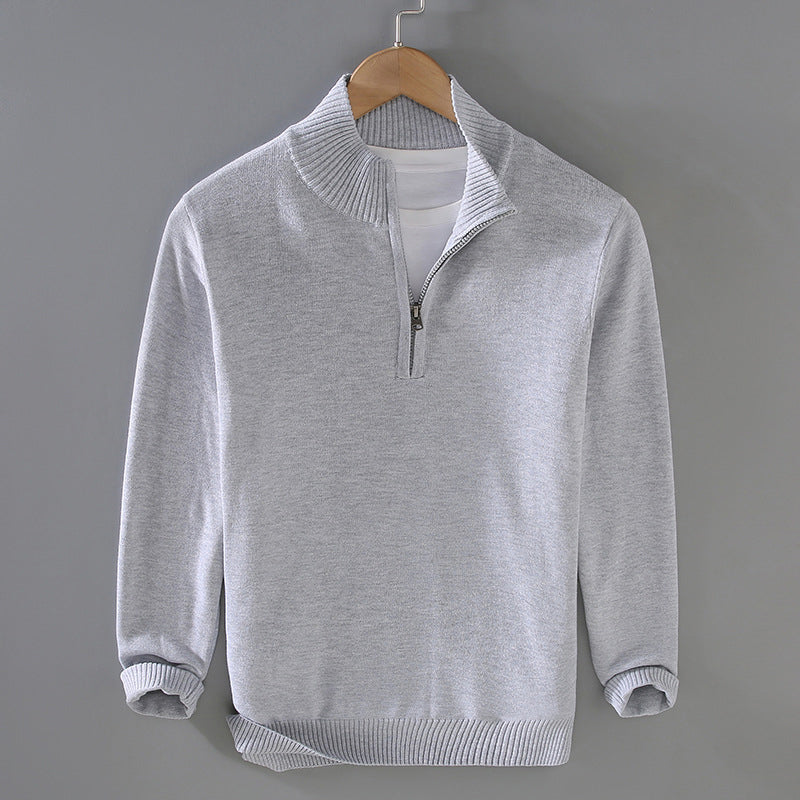 Jason Rome Pullover mit halbem Reißverschluss