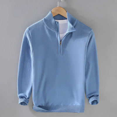 Jason Rome Pullover mit halbem Reißverschluss