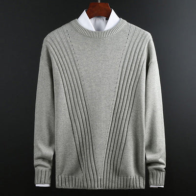 John Wellington Striped Elegance Sweater