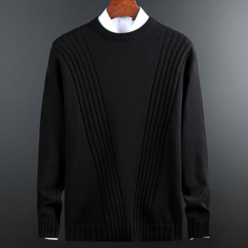 John Wellington Striped Elegance Sweater