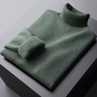 Kingsman Velvet Warm Turtleneck Sweater