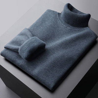 Kingsman Velvet Warm Turtleneck Sweater