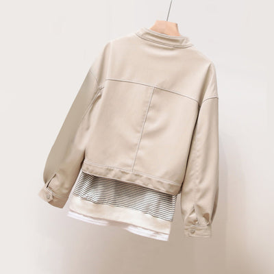 Olivia Klein Autumn Touch Leather Jacket