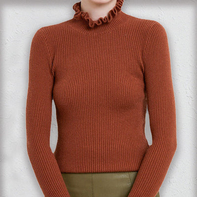 Olivia Klein Parisian Chic Turtleneck Sweater