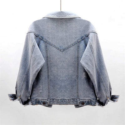 Olivia Klein Washed Blue Jacket