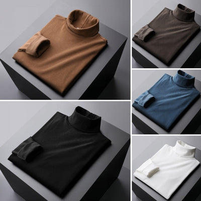 Terry Double-Sided Turtleneck Sweater