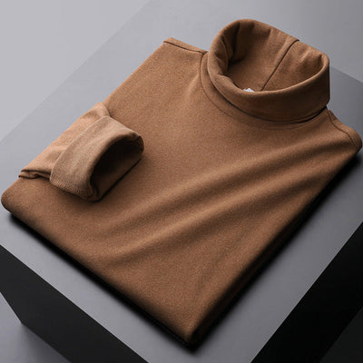 Terry Double-Sided Turtleneck Sweater