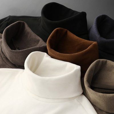 Terry Double-Sided Turtleneck Sweater
