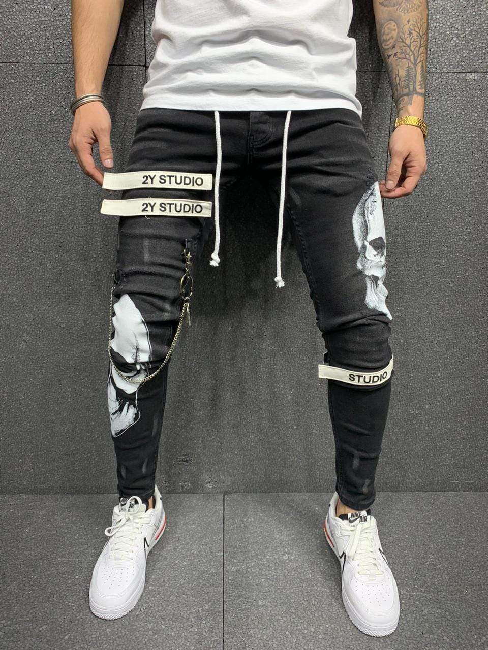 Skull Fashion Jeans