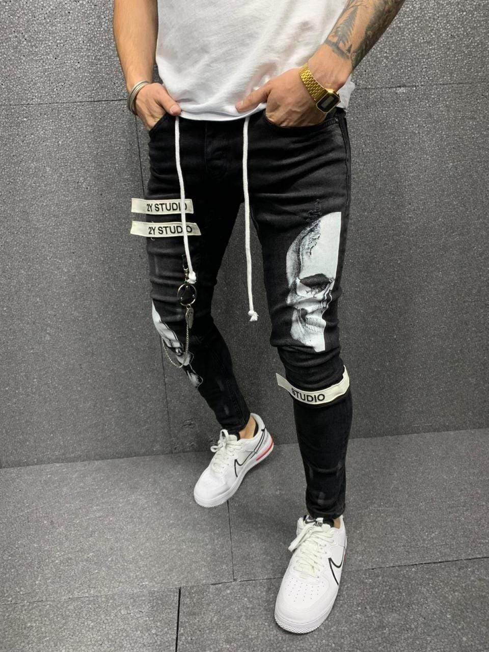 Skull Fashion Jeans