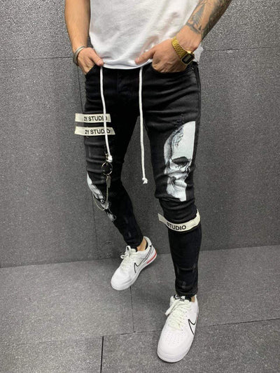 Skull Fashion Jeans