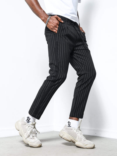 Striped Ankle Pants