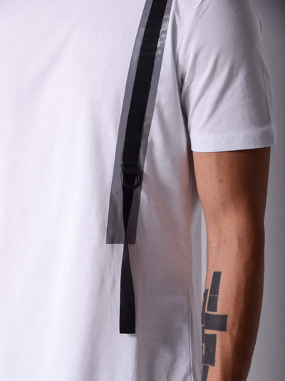 Back and Forth Strap Detail T-shirt