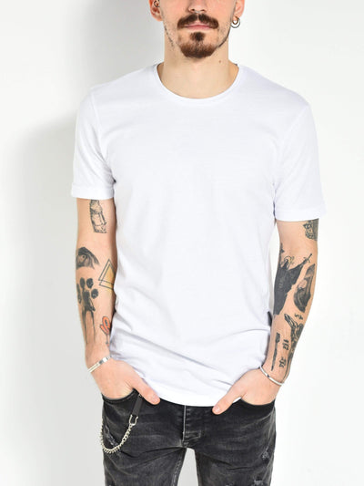 Basic-T-Shirt in Weiß