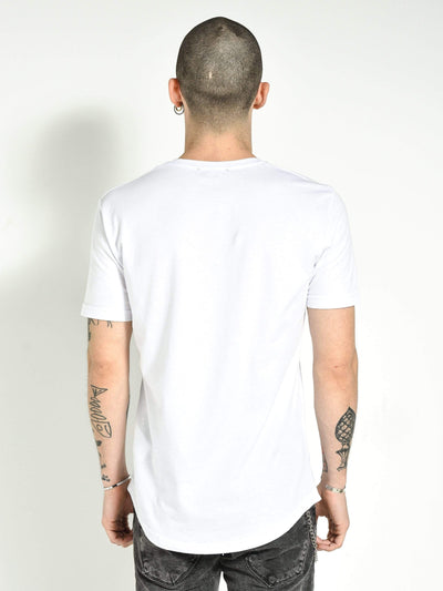 Basic-T-Shirt in Weiß
