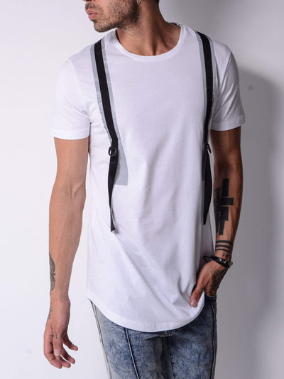 Back and Forth Strap Detail T-shirt